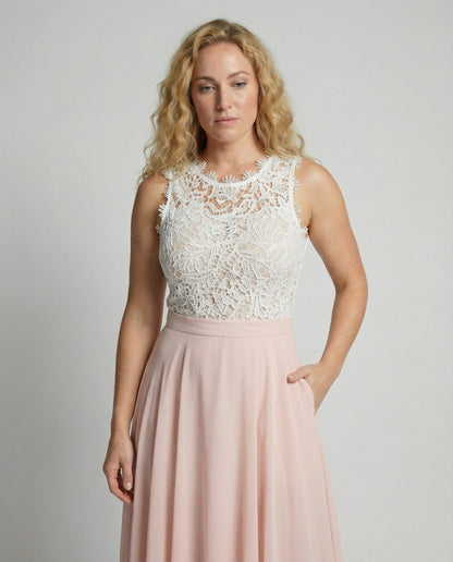 Elegant lace summer dress women