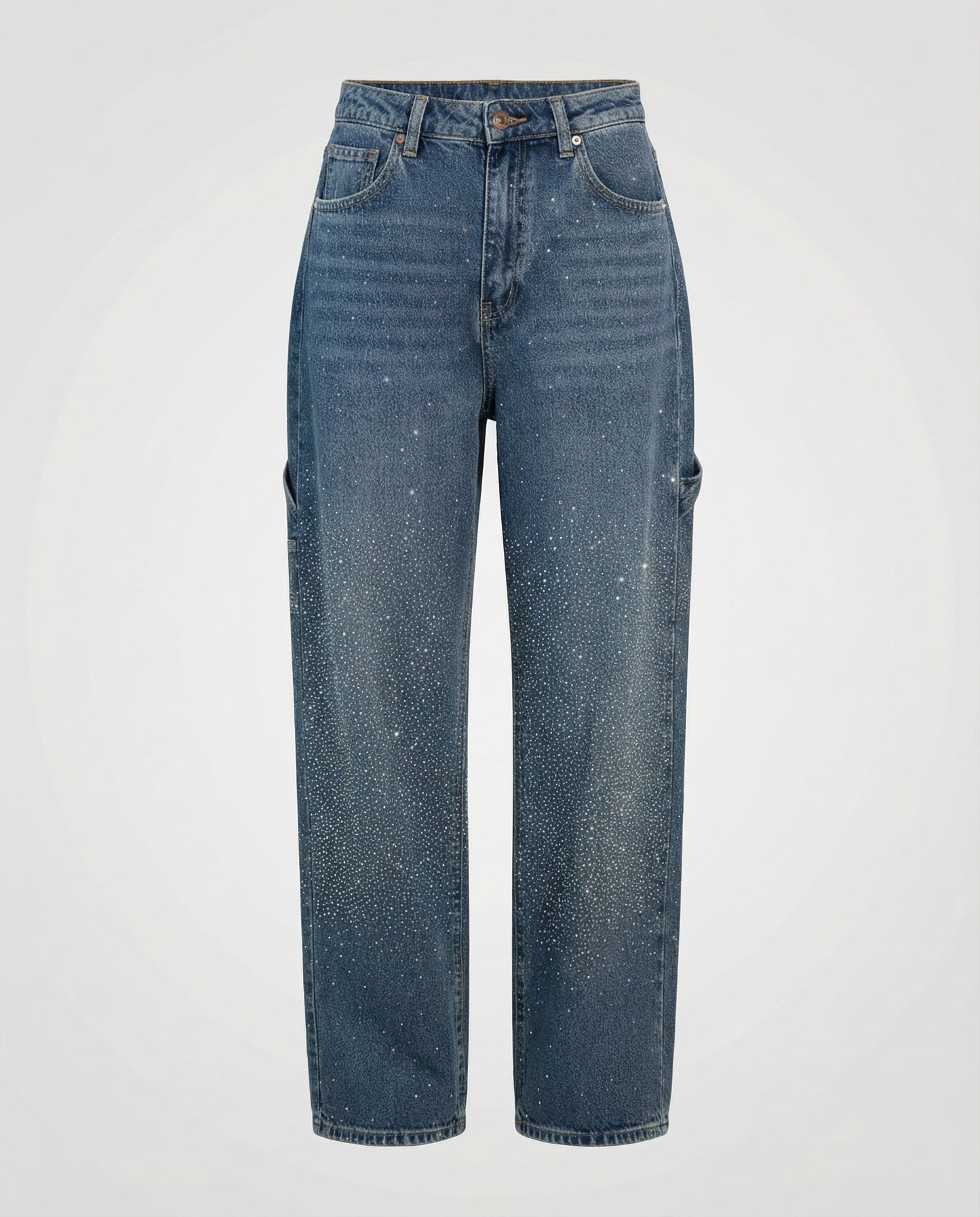 Sparkling Diamond Jeans Women