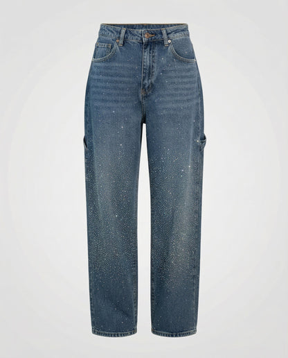 Sparkling Diamond Jeans Women