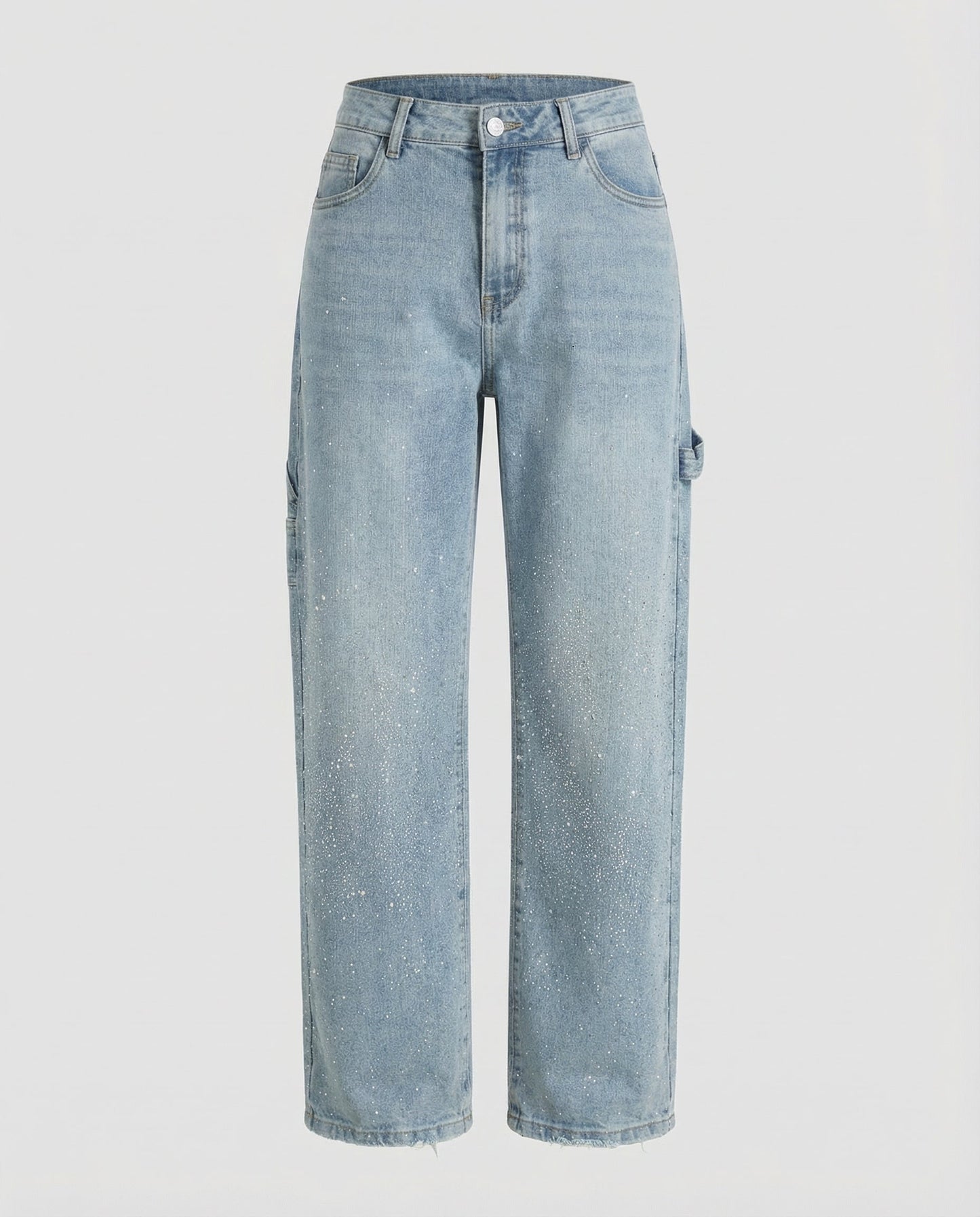 Sparkling Diamond Jeans Women