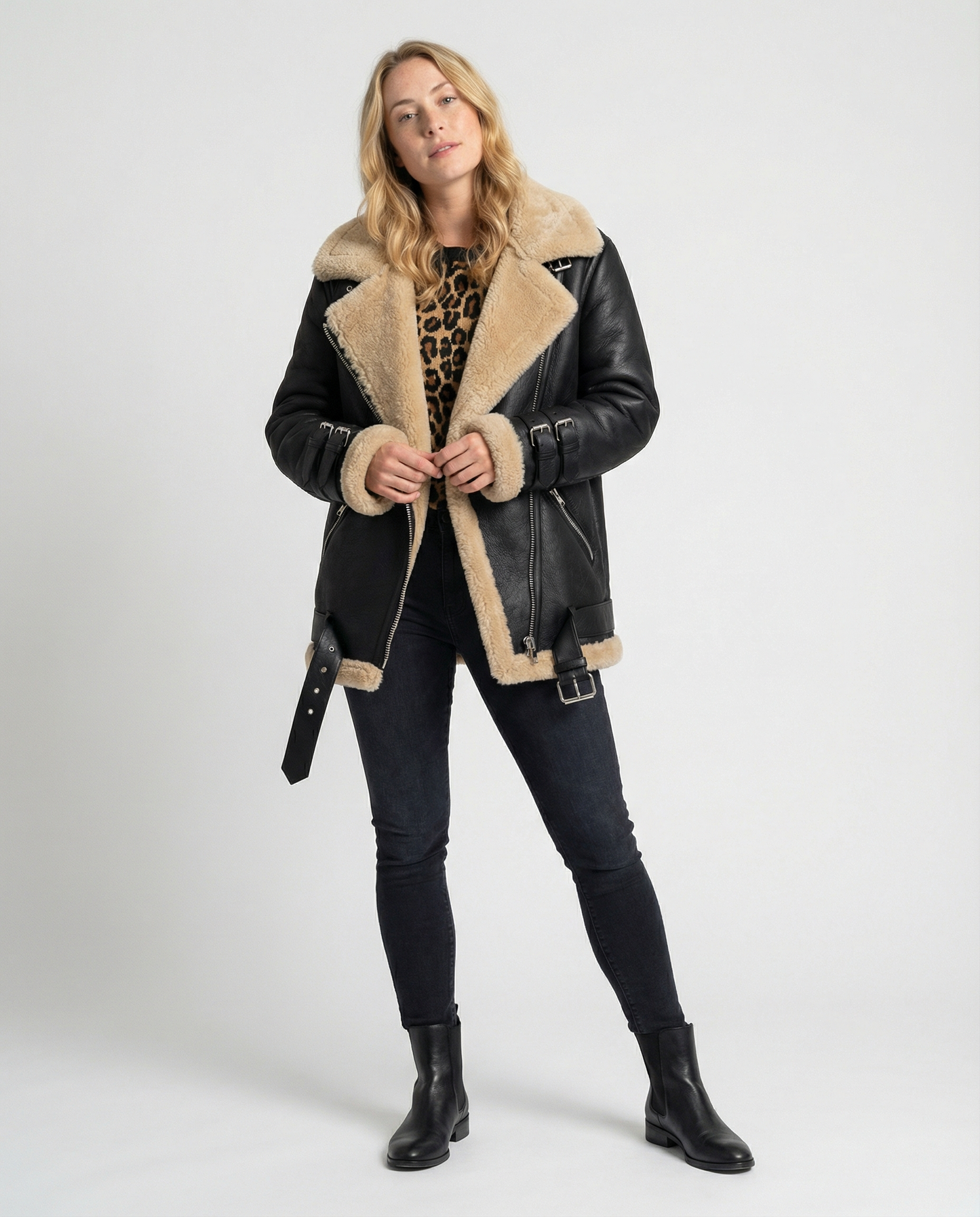 Padded Warm Biker Jacket