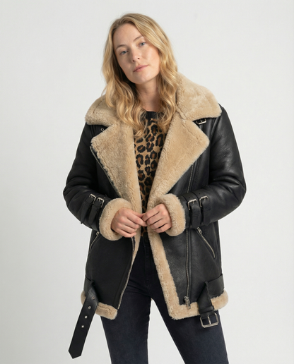 Padded Warm Biker Jacket