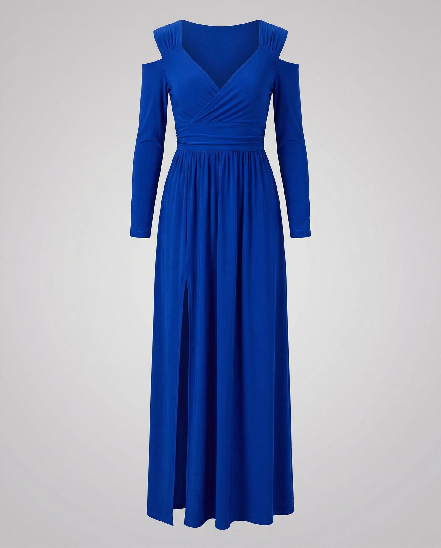 Elegant Split Evening Maxi Dress