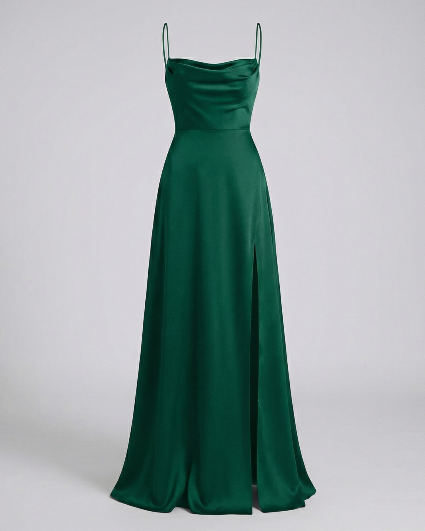 Elegant Silk Maxi Dress Women