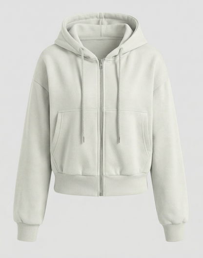 Oversize Sweatshirt Zipper