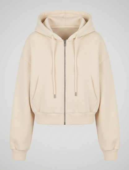 Oversize Sweatshirt Zipper