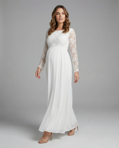 Elegant Maternity Evening Dress