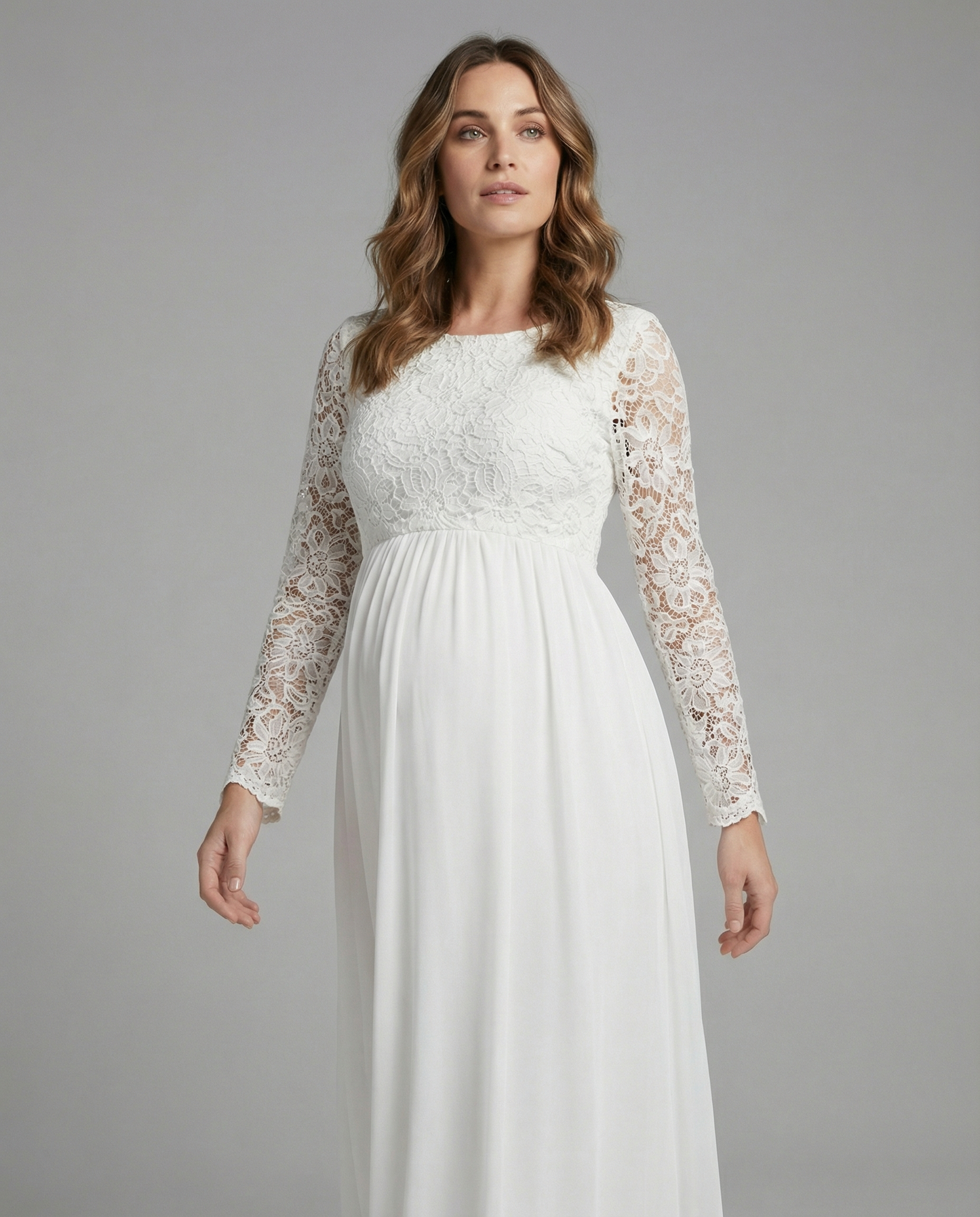 Elegant Maternity Evening Dress