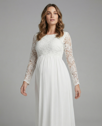 Elegant Maternity Evening Dress
