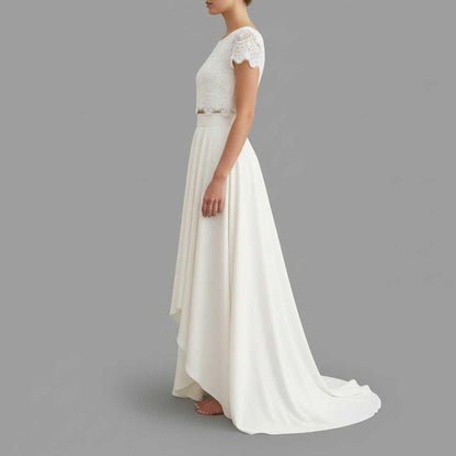 Lace Top Maxi Skirt | Elegant Bridal Gown 2