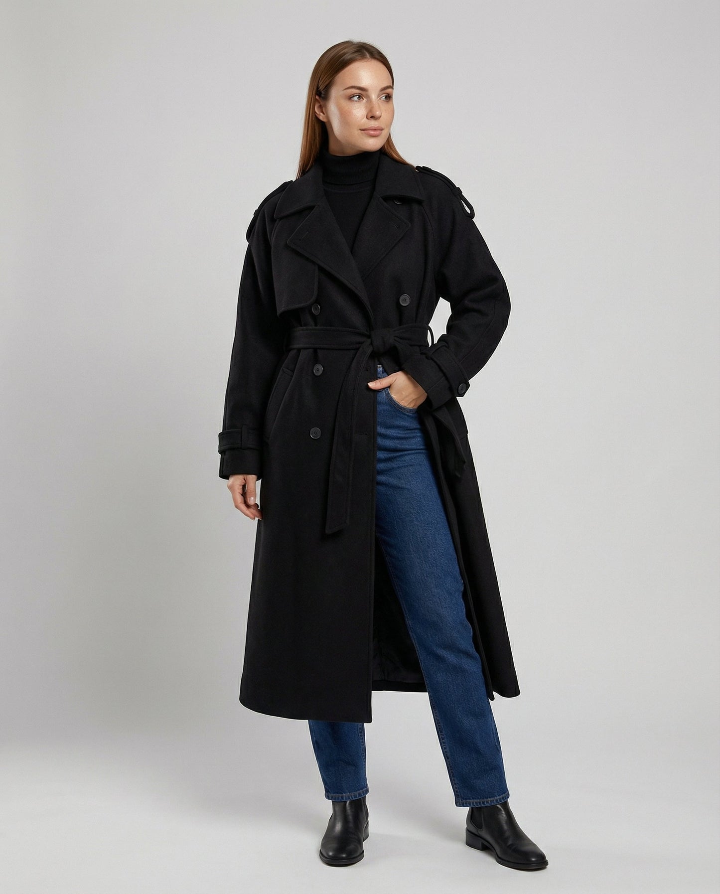 Oversized Wool Winter Jacket