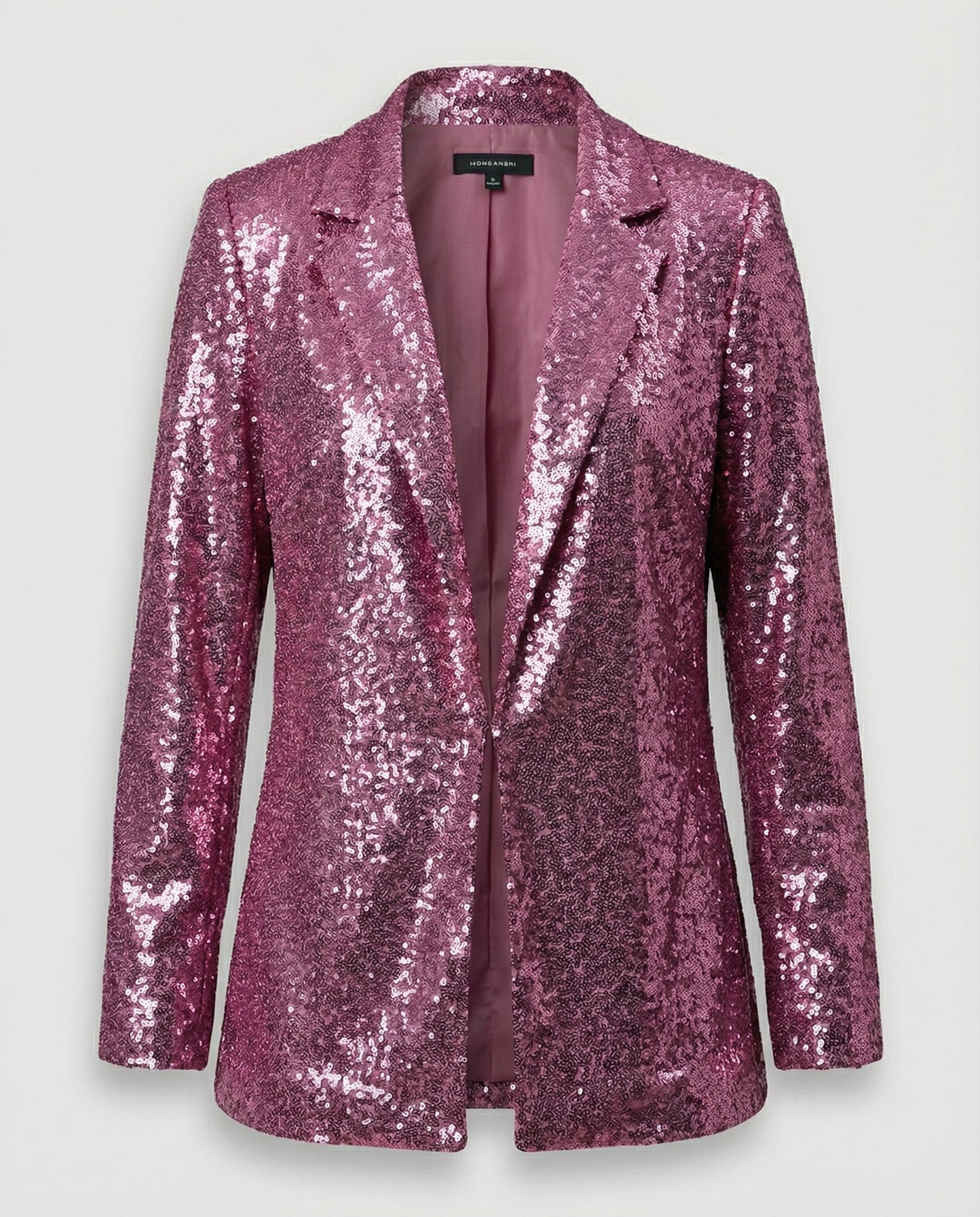 Glittering women's sequin blazer