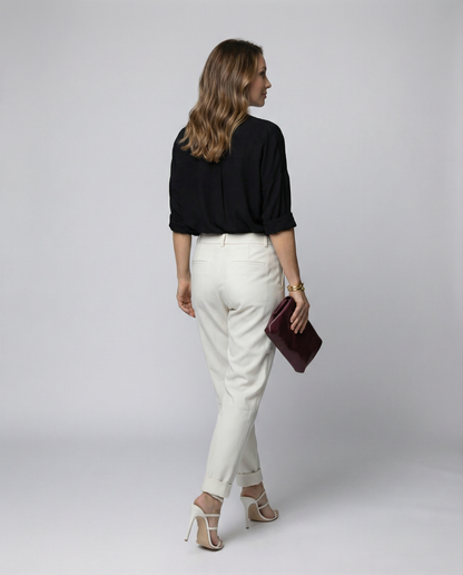 Elegant women's waist pants