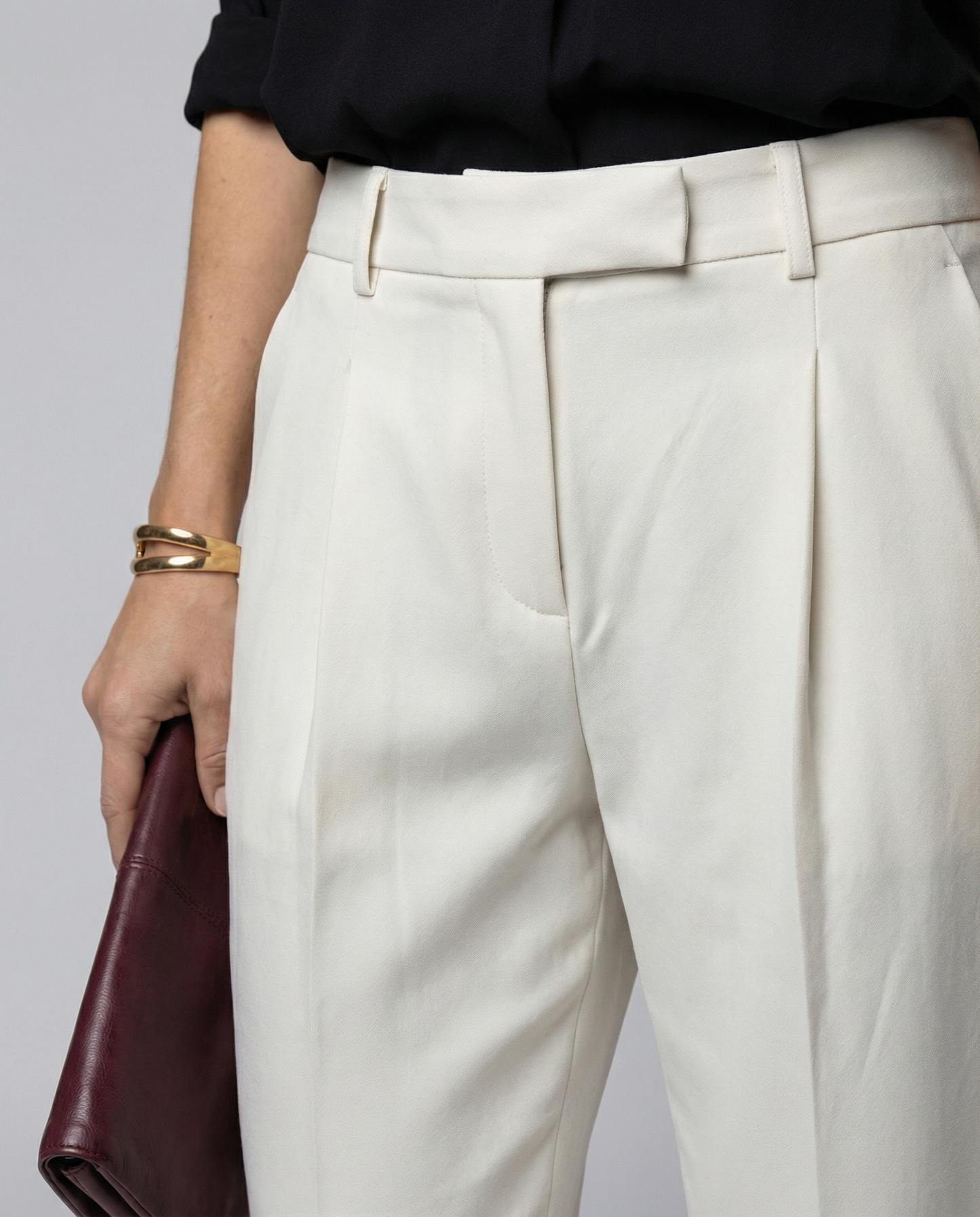 Elegant women's waist pants