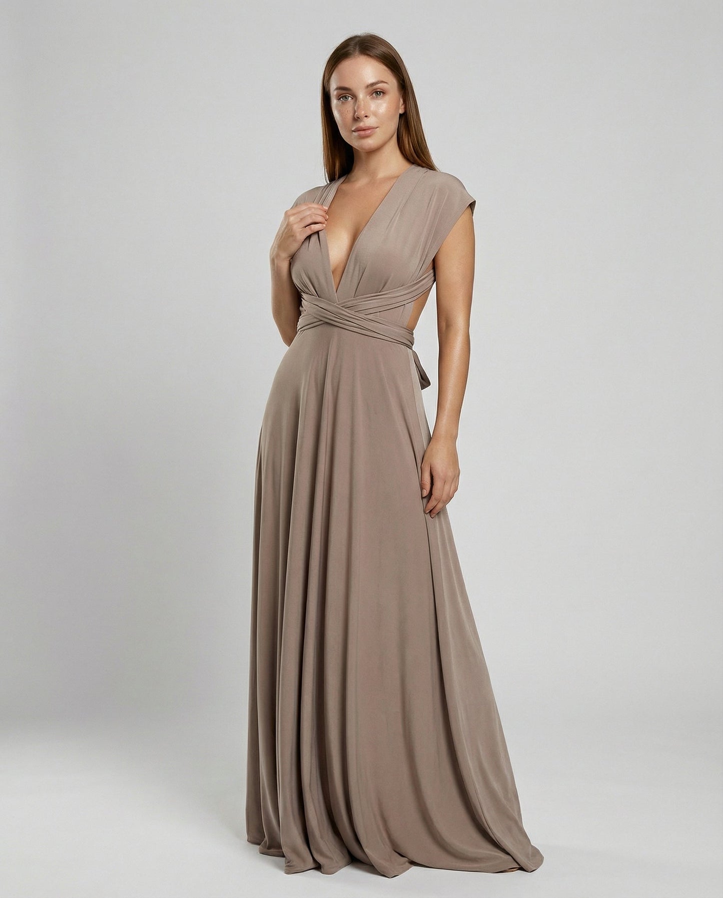Versatile women's wrap dress