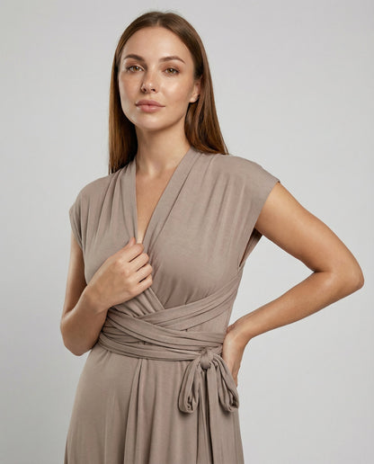 Versatile women's wrap dress