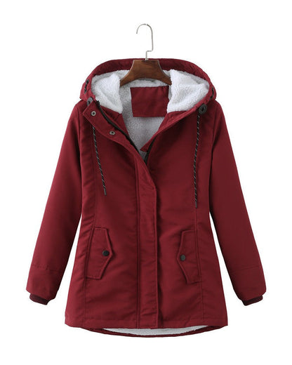 Luxurious women's winter coat