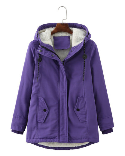 Luxurious women's winter coat