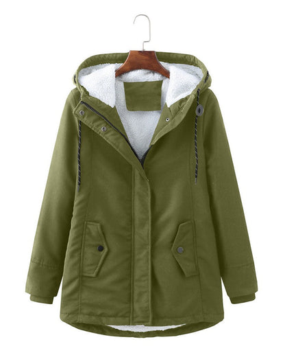 Luxurious women's winter coat