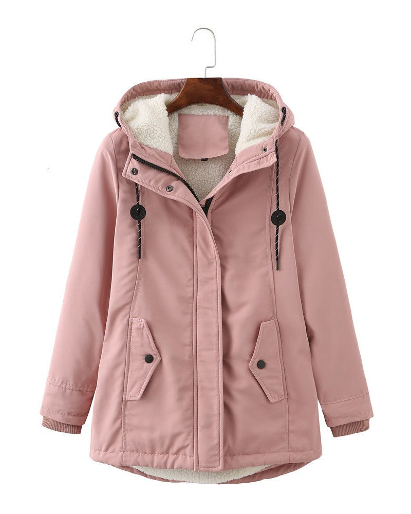 Luxurious women's winter coat