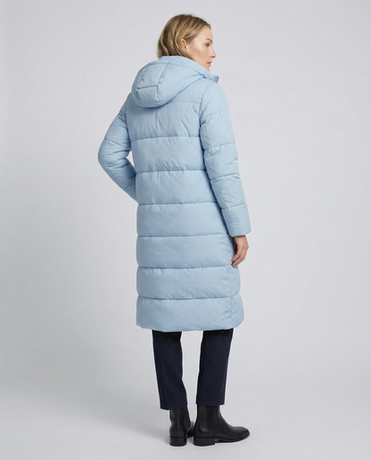 Tailored women's quilted coat winter