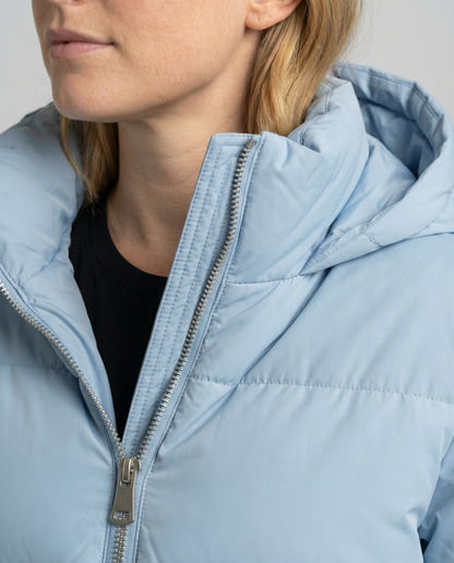 Tailored women's quilted coat winter