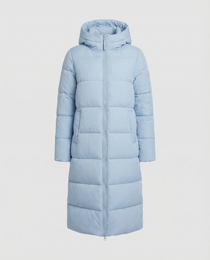 Tailored women's quilted coat winter