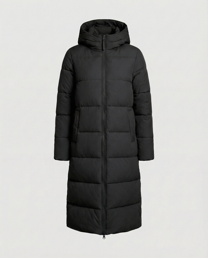 Tailored women's quilted coat winter