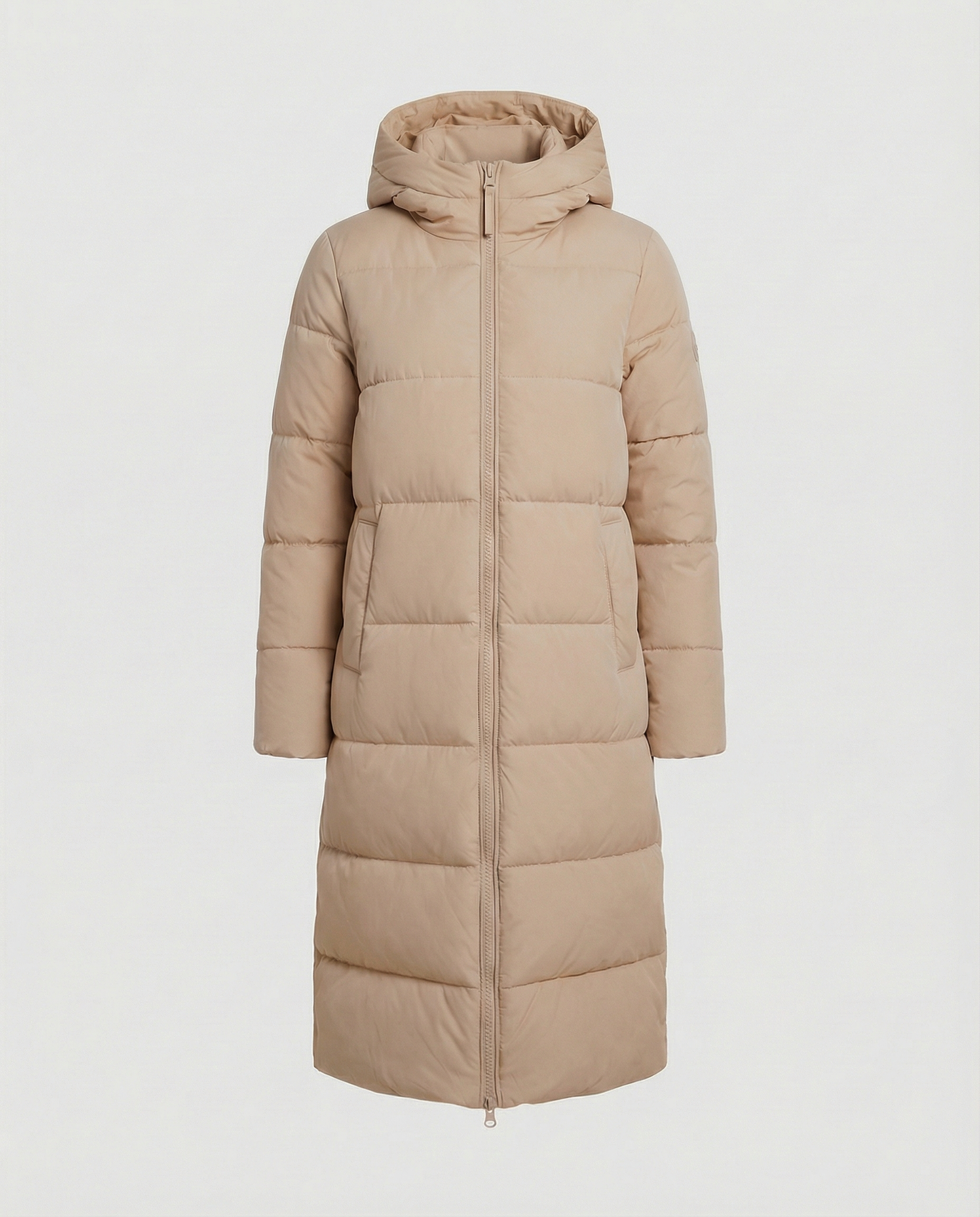 Tailored women's quilted coat winter