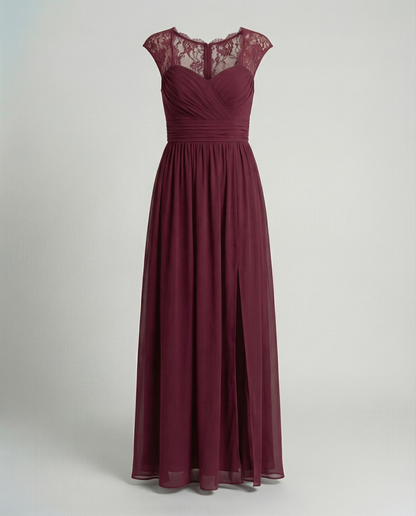 Evening dress women V-neck