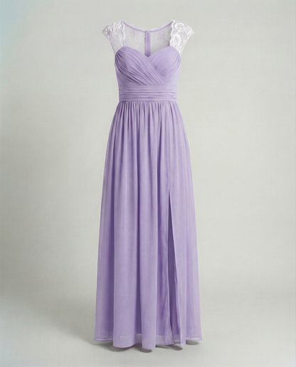 Evening dress women V-neck