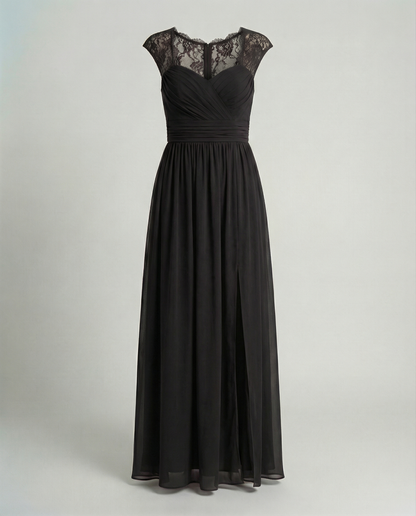 Evening dress women V-neck