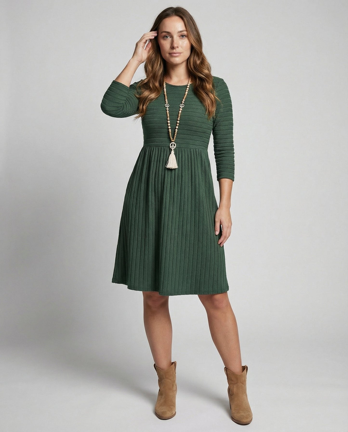 Knit dress Long sleeves Women