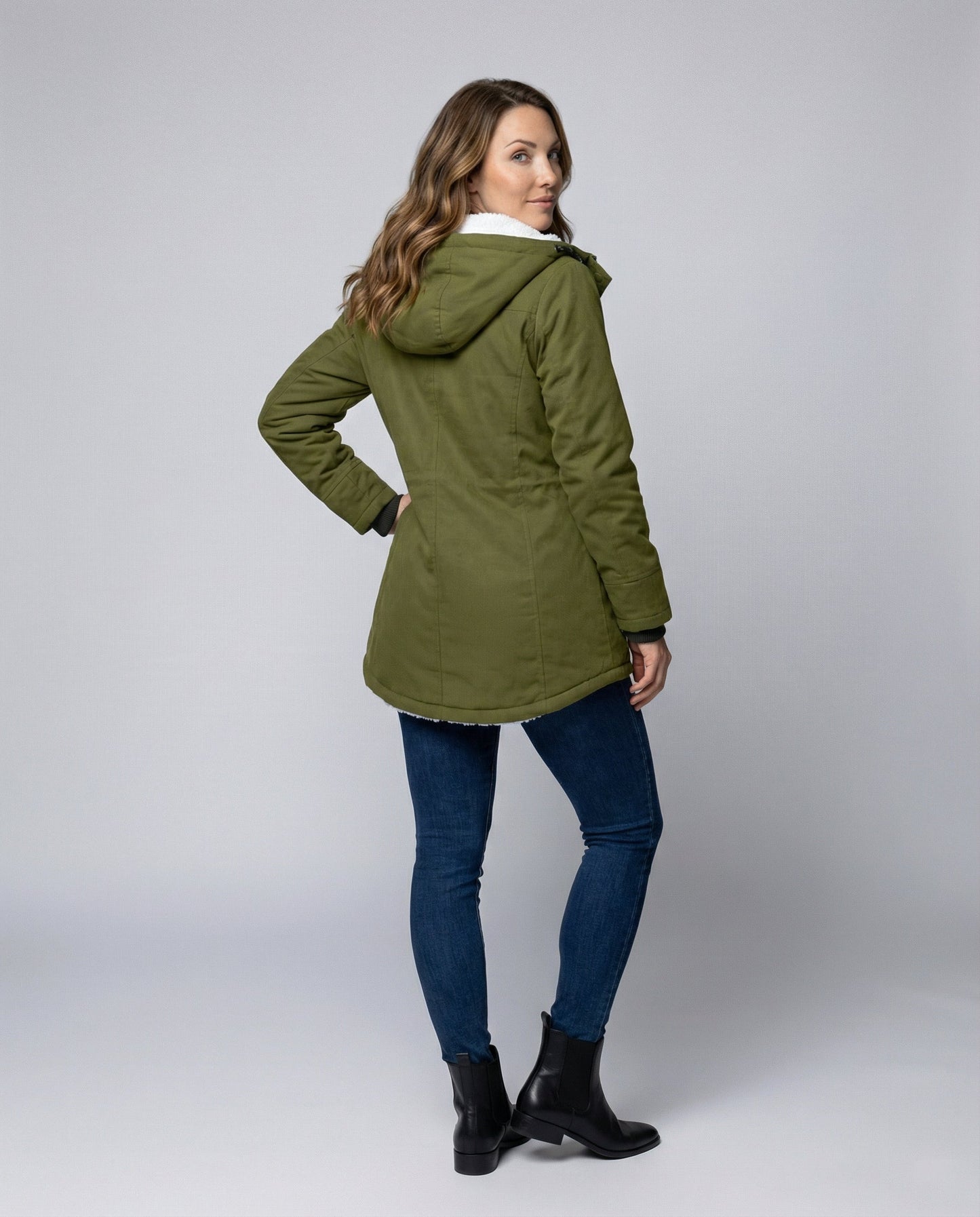 Luxurious women's winter coat