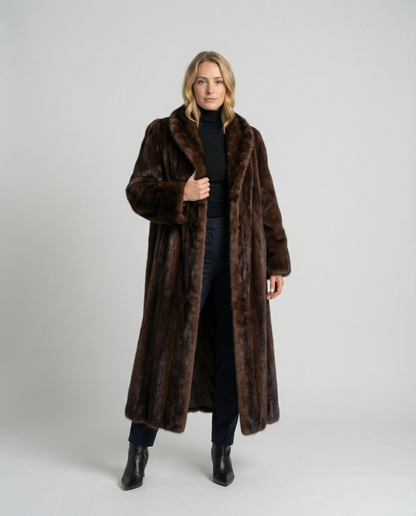 Elegant Women's Faux Fur Coat Winter