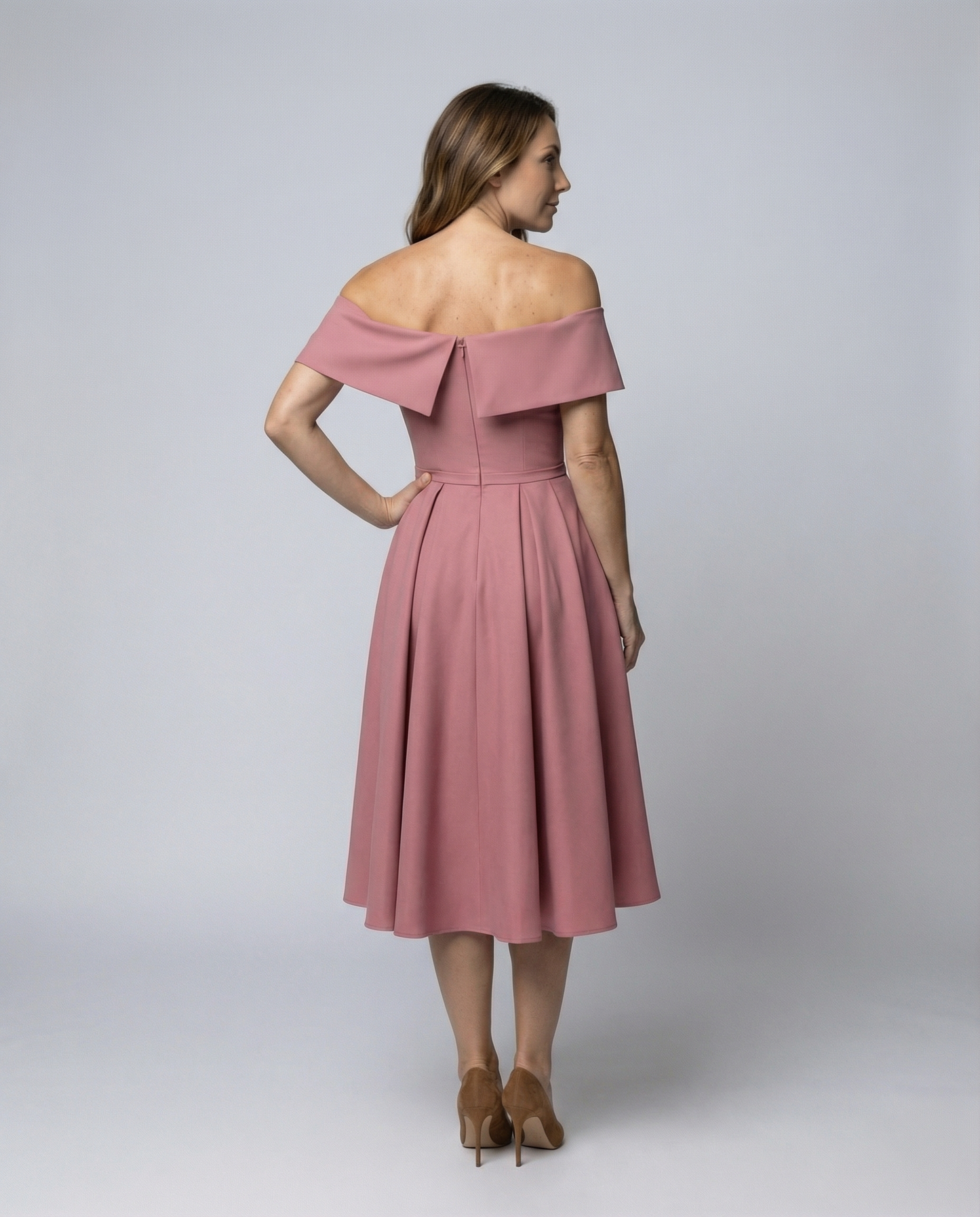 Strapless Satin Party Dress Women