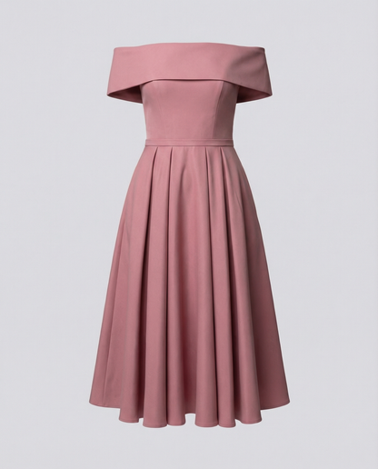 Strapless Satin Party Dress Women