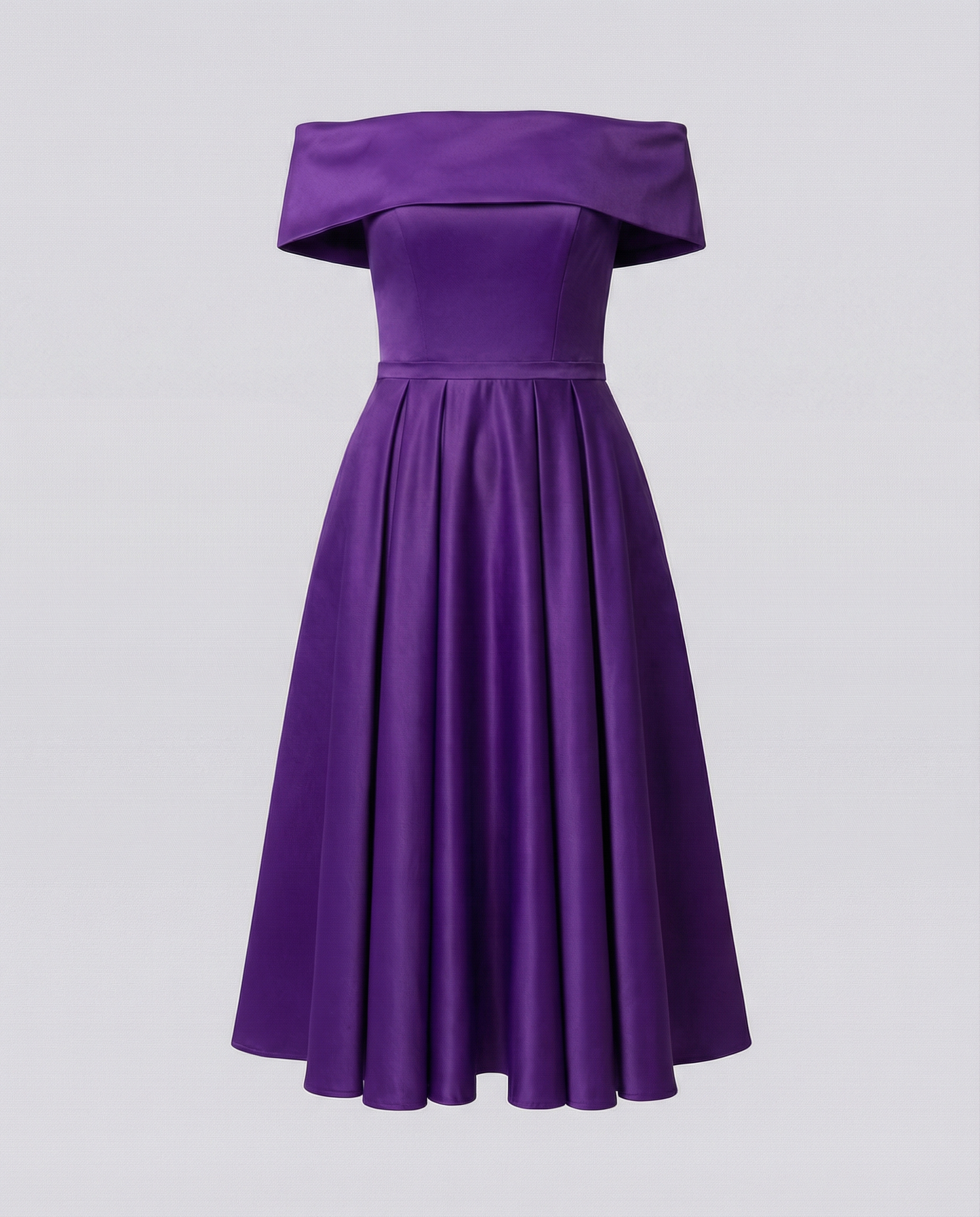 Strapless Satin Party Dress Women