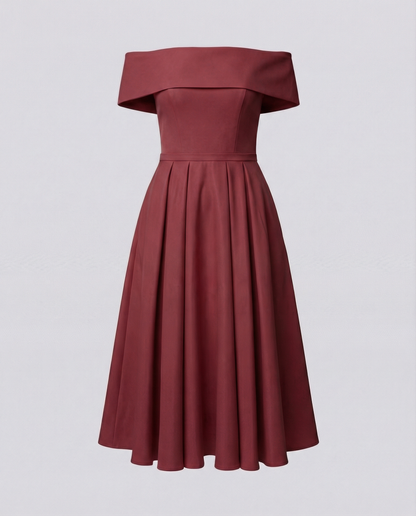 Strapless Satin Party Dress Women