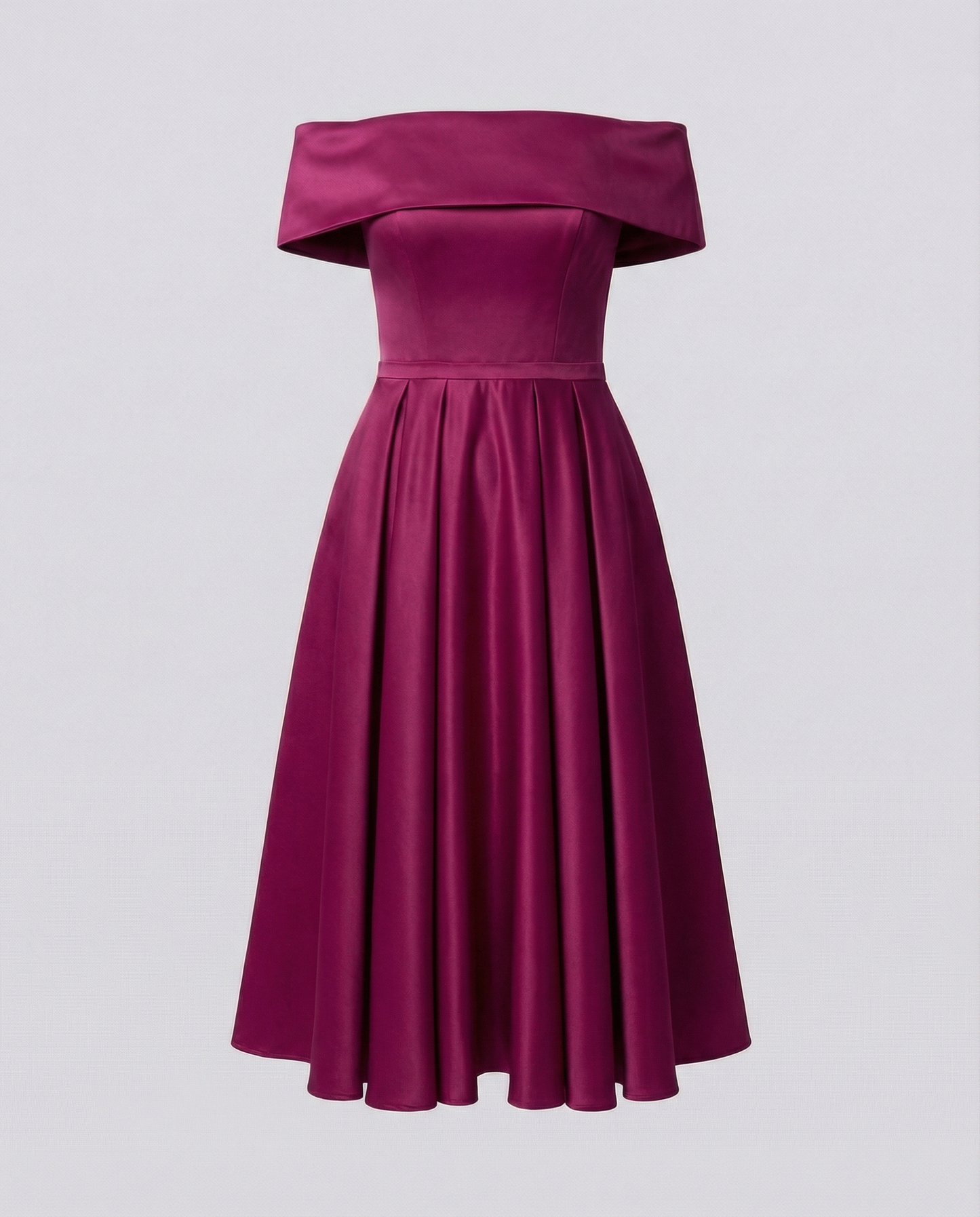 Strapless Satin Party Dress Women