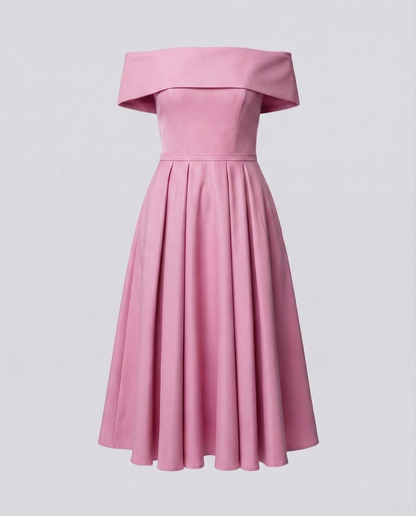 Strapless Satin Party Dress Women