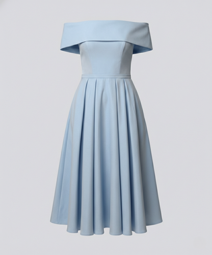 Strapless Satin Party Dress Women