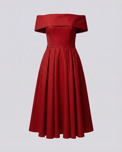 Strapless Satin Party Dress Women