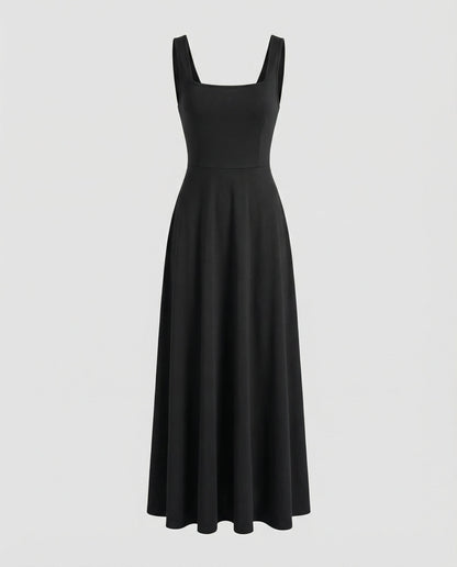 Soft Square Maxi Dress Women