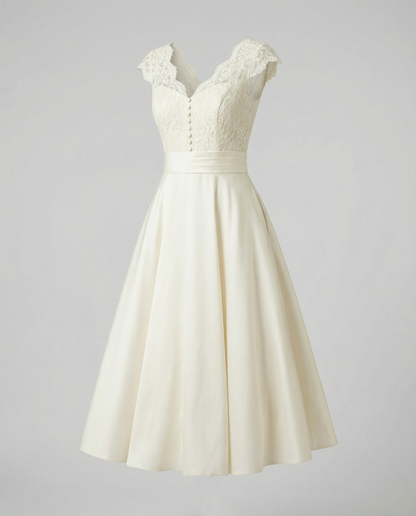Romantic lace wedding dress