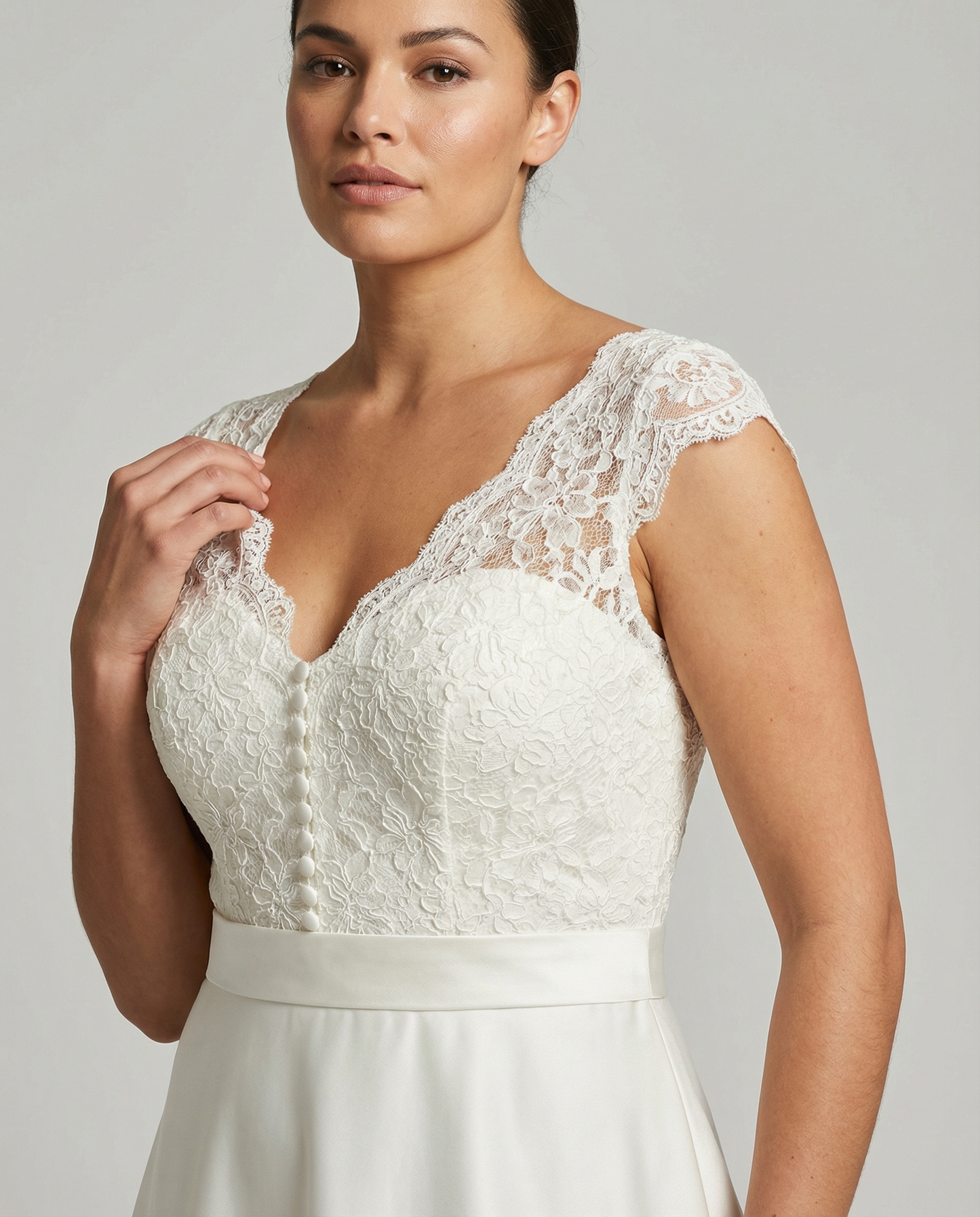 Romantic lace wedding dress