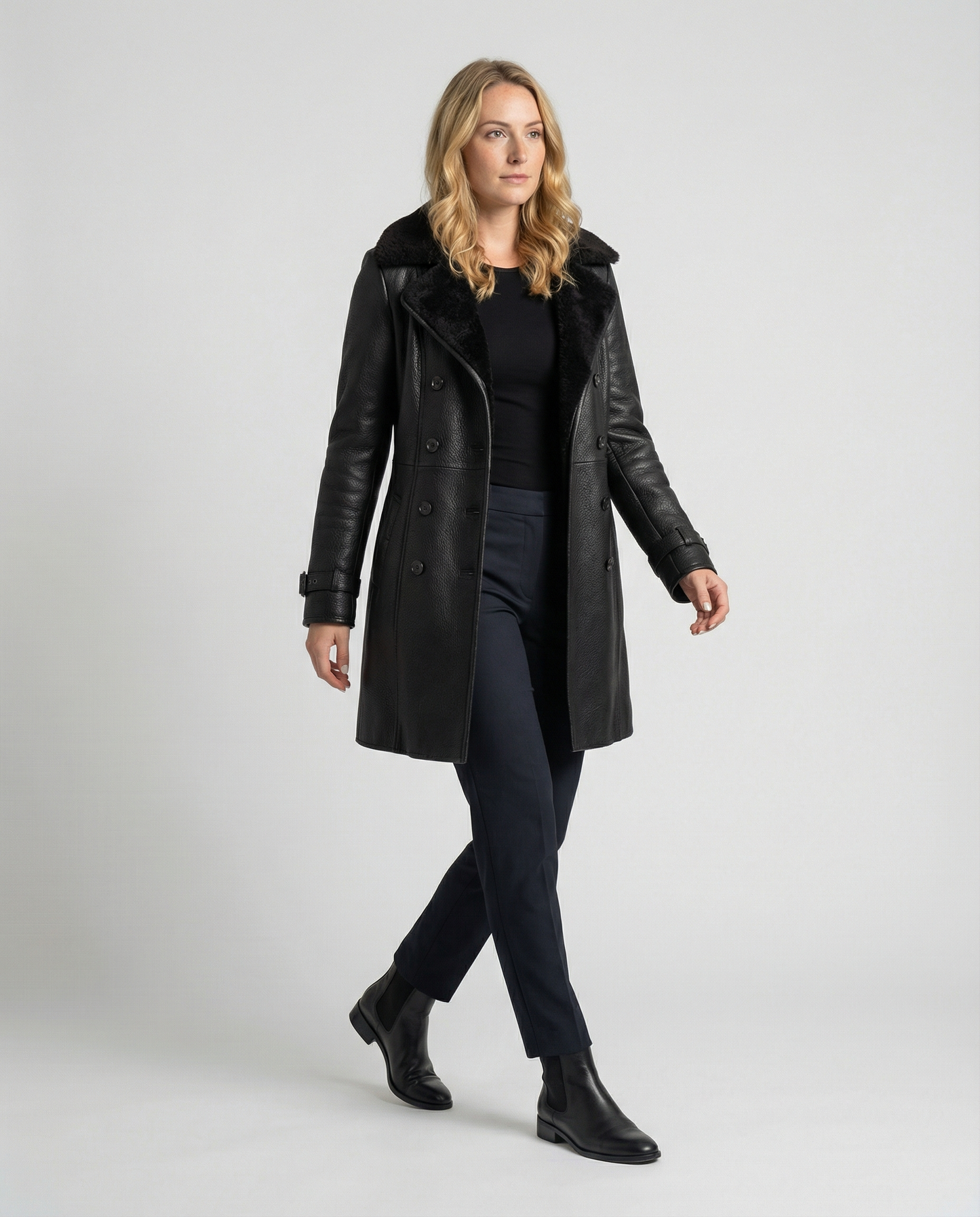 Elegant women's fashion coat