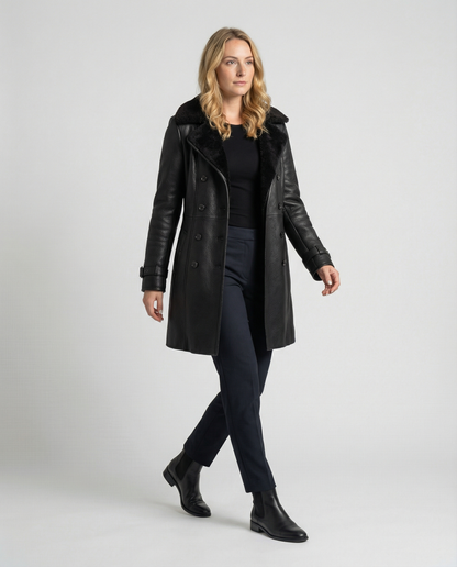 Elegant women's fashion coat