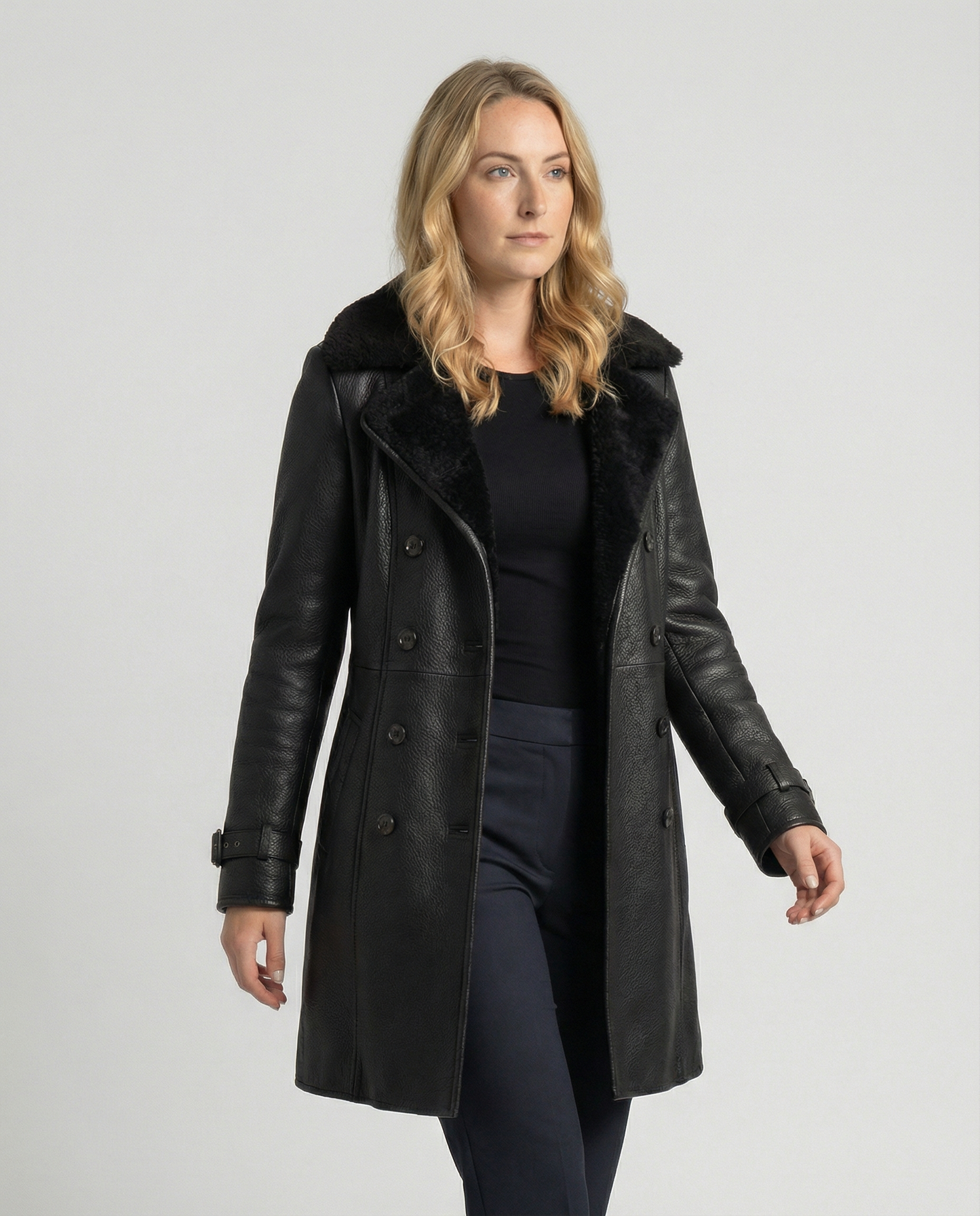 Elegant women's fashion coat