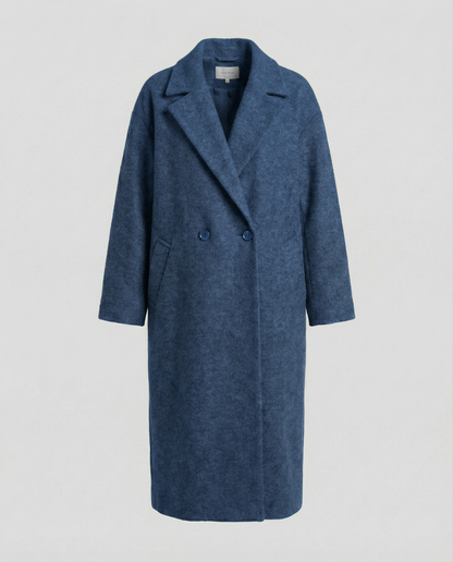 Oversized Wool Coat Women Elegant